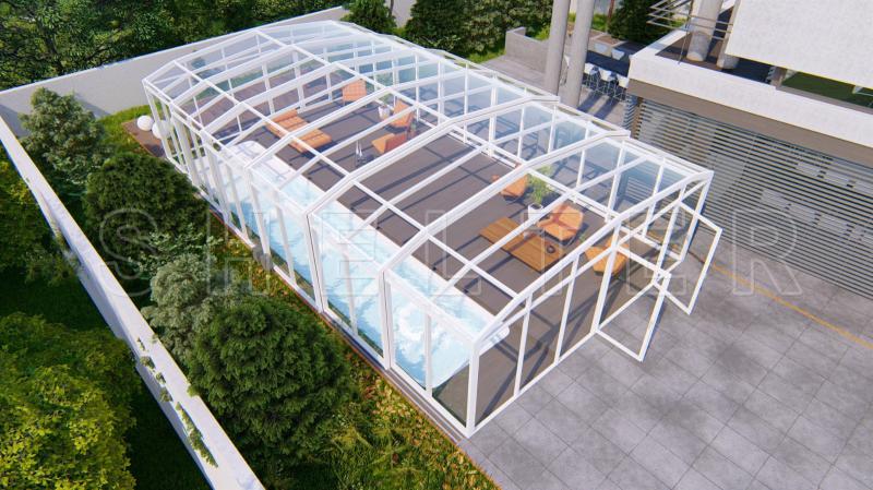 移動(dòng)折疊陽(yáng)光房與固定玻璃房對(duì)比